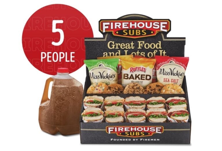 Firehouse Deluxe Half Platter Subs & Snacks